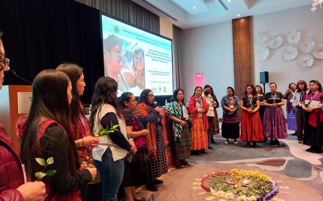 Celebramos el 1er Encuentro Continental de Parteras Indígenas de Las Américas